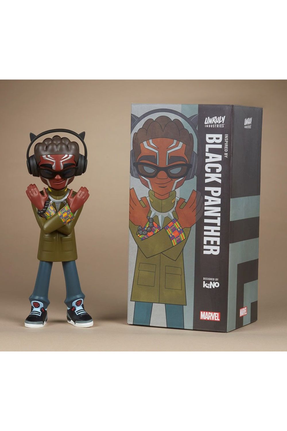 Unruly Industries-Black Panther Designer Collectible Toy by kaNO-Heykel-6-milagron.live