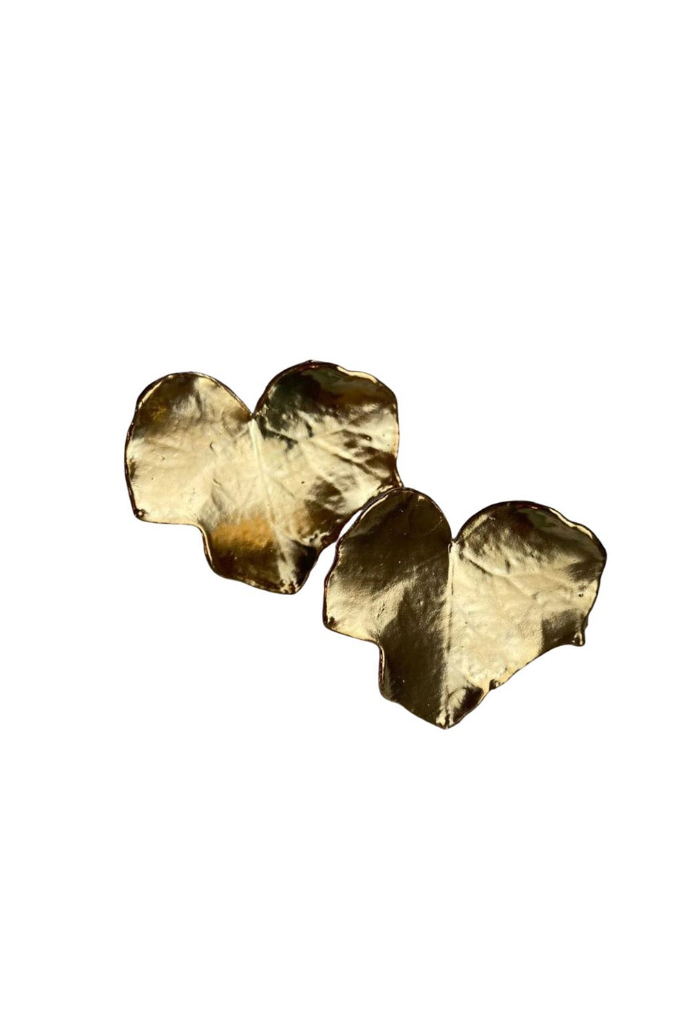 Morning Blue-Heart Leaves Earrings-Küpe-1-milagron.live
