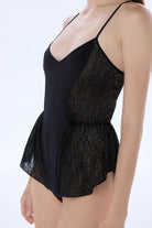 Valnue Lingerie-Noah Siyah Dantel Tulum-Babydoll-1-milagron.live