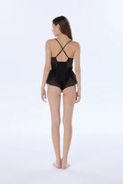 Valnue Lingerie-Noah Siyah Dantel Tulum-Babydoll-6-milagron.live