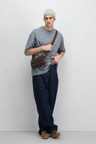 Basic Oversize Bisiklet Yaka Tişört