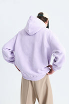 Basic Oversize Yıkamalı Hoodie