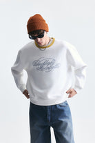 Boxy Fit Baskılı Sweatshirt