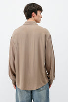 Hafif Dokulu Oversize Gömlek