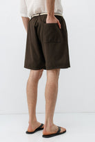 Kemerli Oversize Keten Şort
