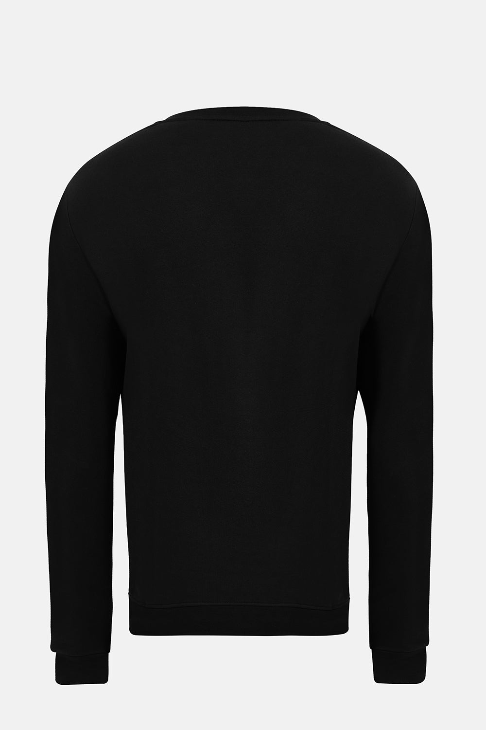 Vaneda-Bisiklet Yaka Regular Fit Next Unisex Sweatshirt Siyah-2-milagron.live