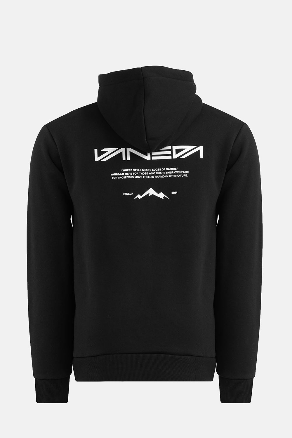 Vaneda-Kapüşonlu Regular Fit Next Unisex Sweatshirt Siyah-2-milagron.live