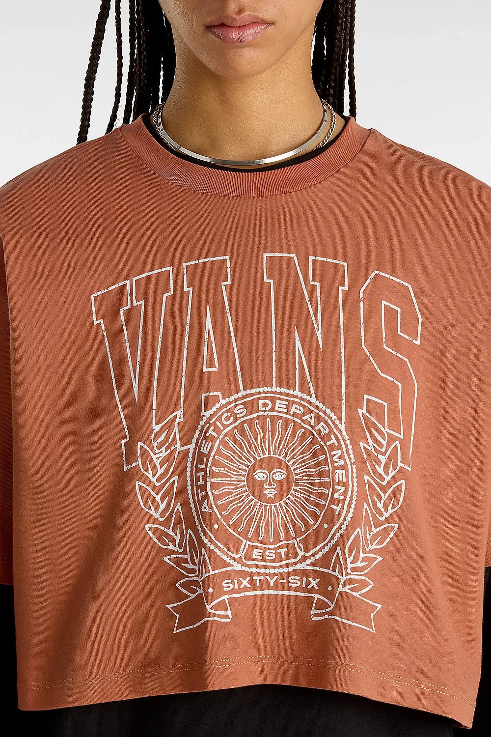 Vans-First Team Relax Crop Auburn-T-Shirts-4-milagron.live