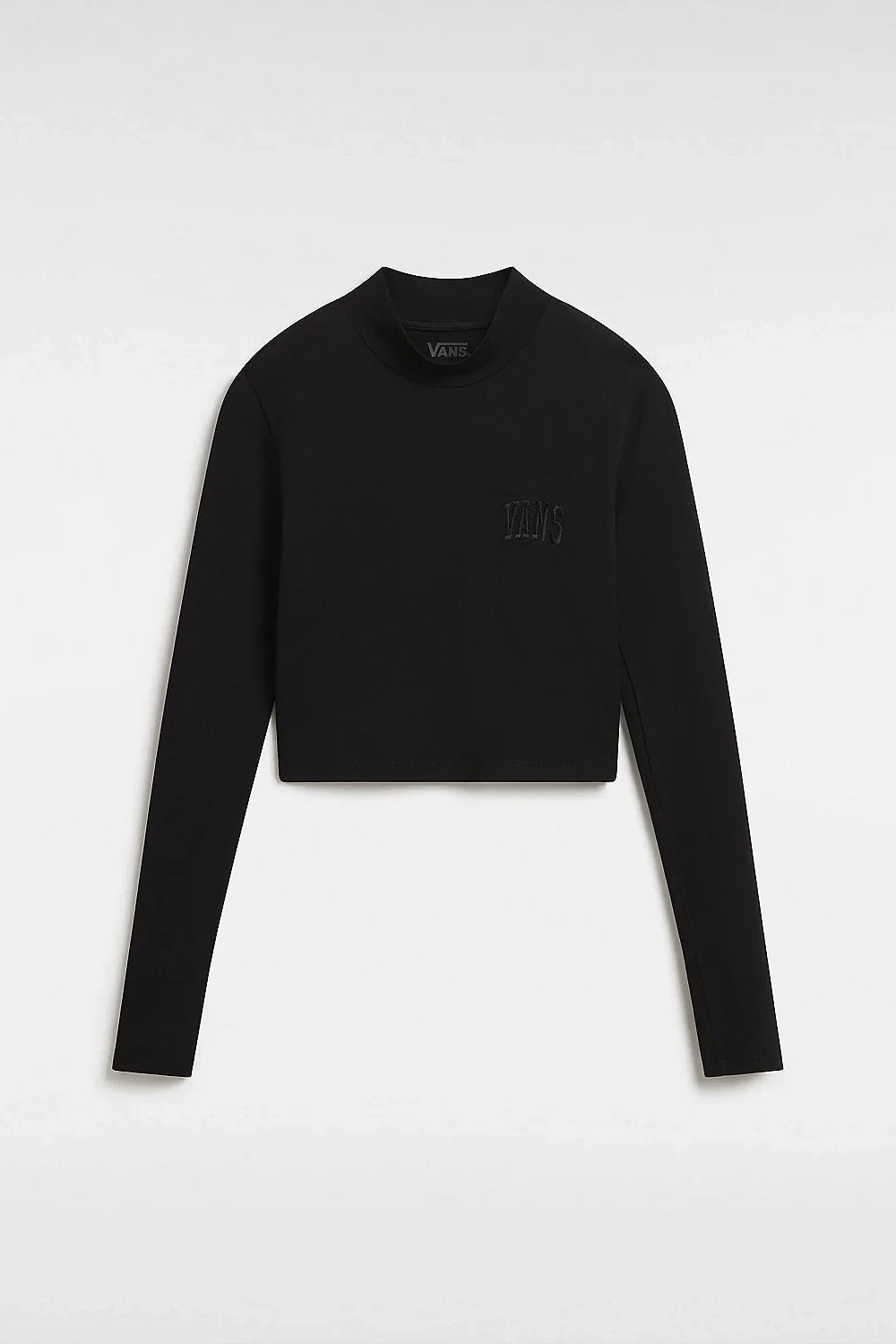 Vans-Mini Mock Neck LS Black-T-Shirts-4-milagron.live