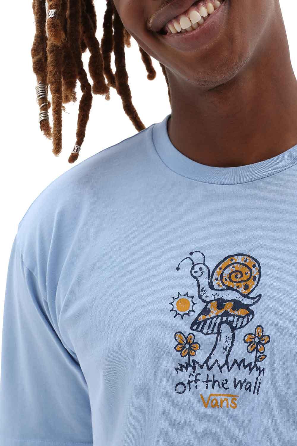 Vans-Off The Snail SS Tee Cashmere Blue-T-Shirts-3-milagron.live