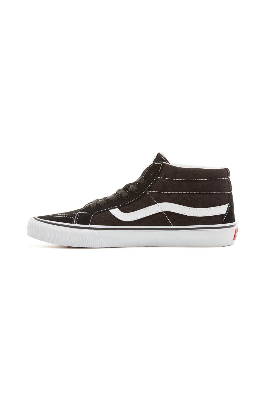 Vans-UA Sk8-Mid Reissue Black/True White-Sneakers-3-milagron.live