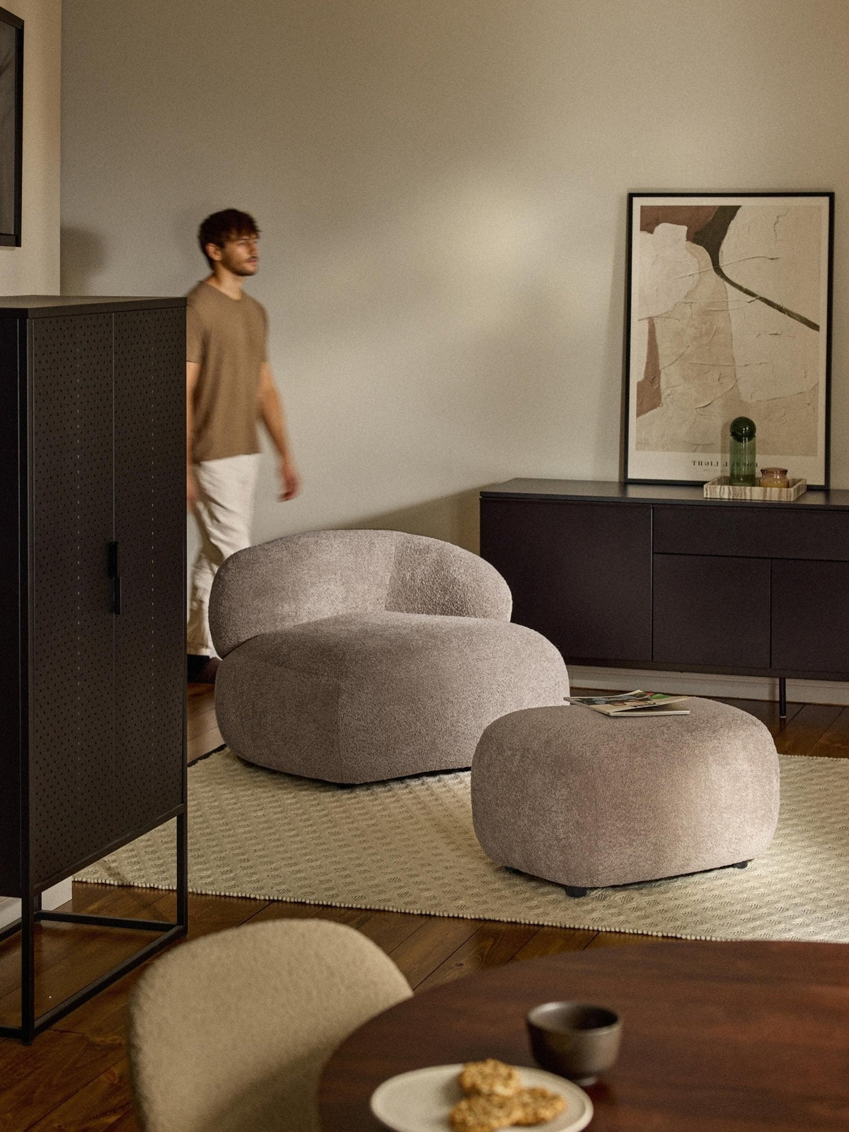 Alba Teddy Bouclé Lounge Koltuk