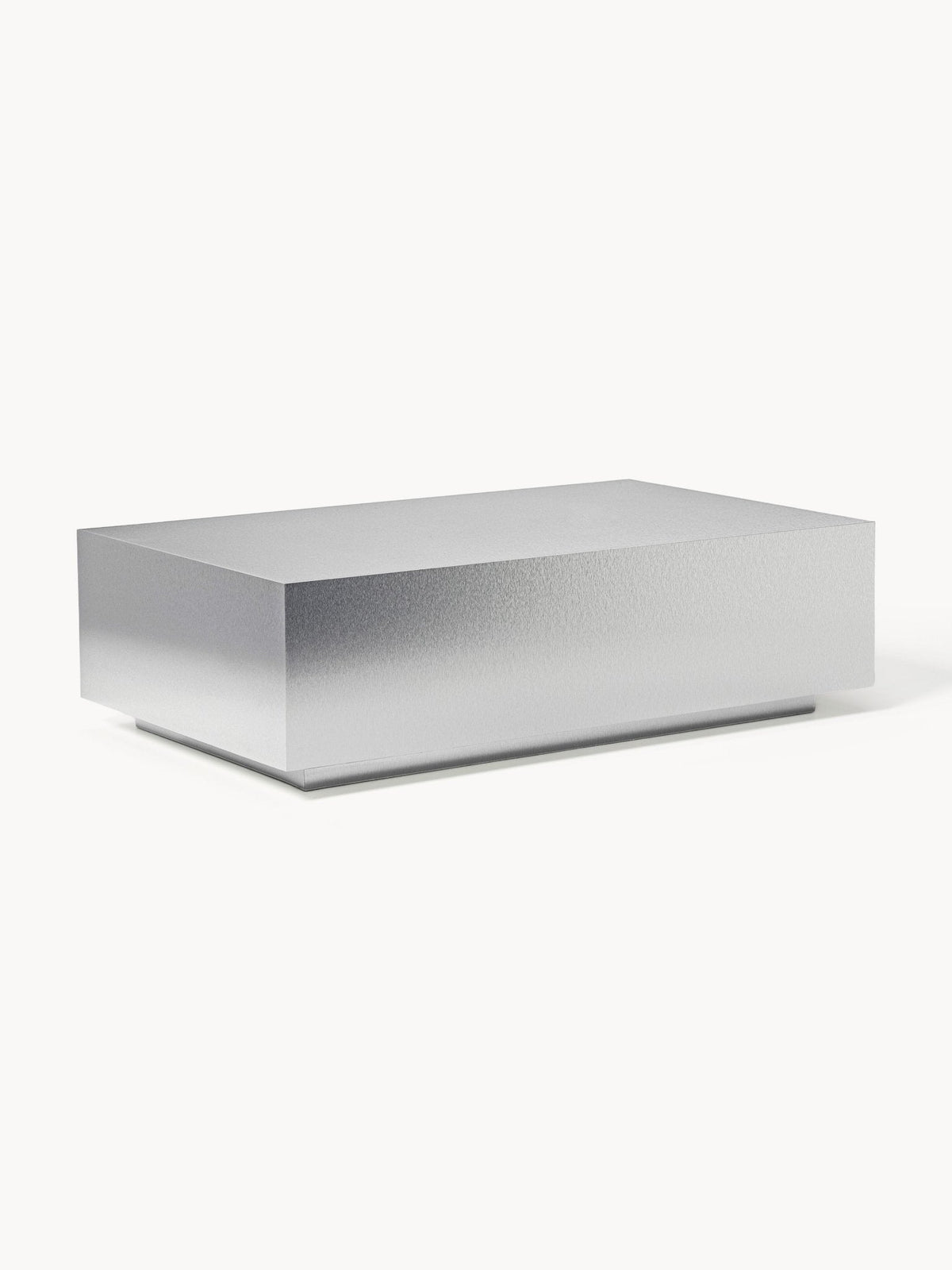 Lesley Modern Metal Görünümlü Dikdörtgen Orta Sehpa 120 Cm