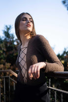 Veryself-Tuscan Bodysuit - Kahverengi-Top-3-milagron.live