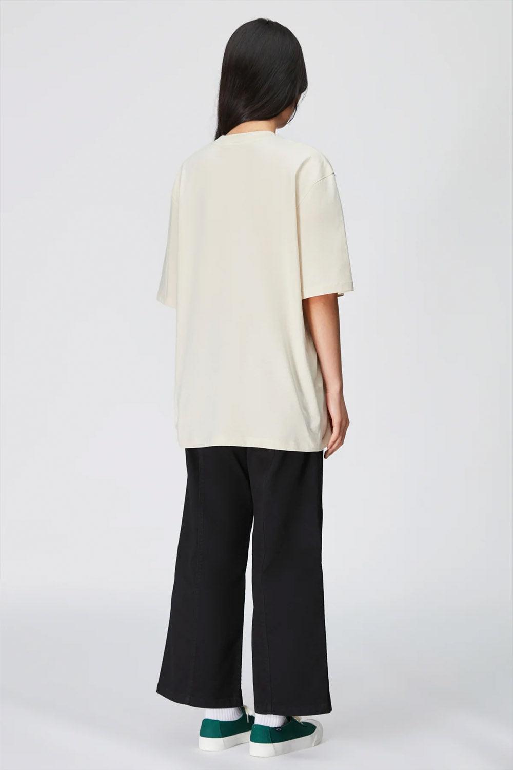 WWF Market-Denizatı Oversize T-shirt - Parşömen Bej-T-Shirts-3-milagron.live