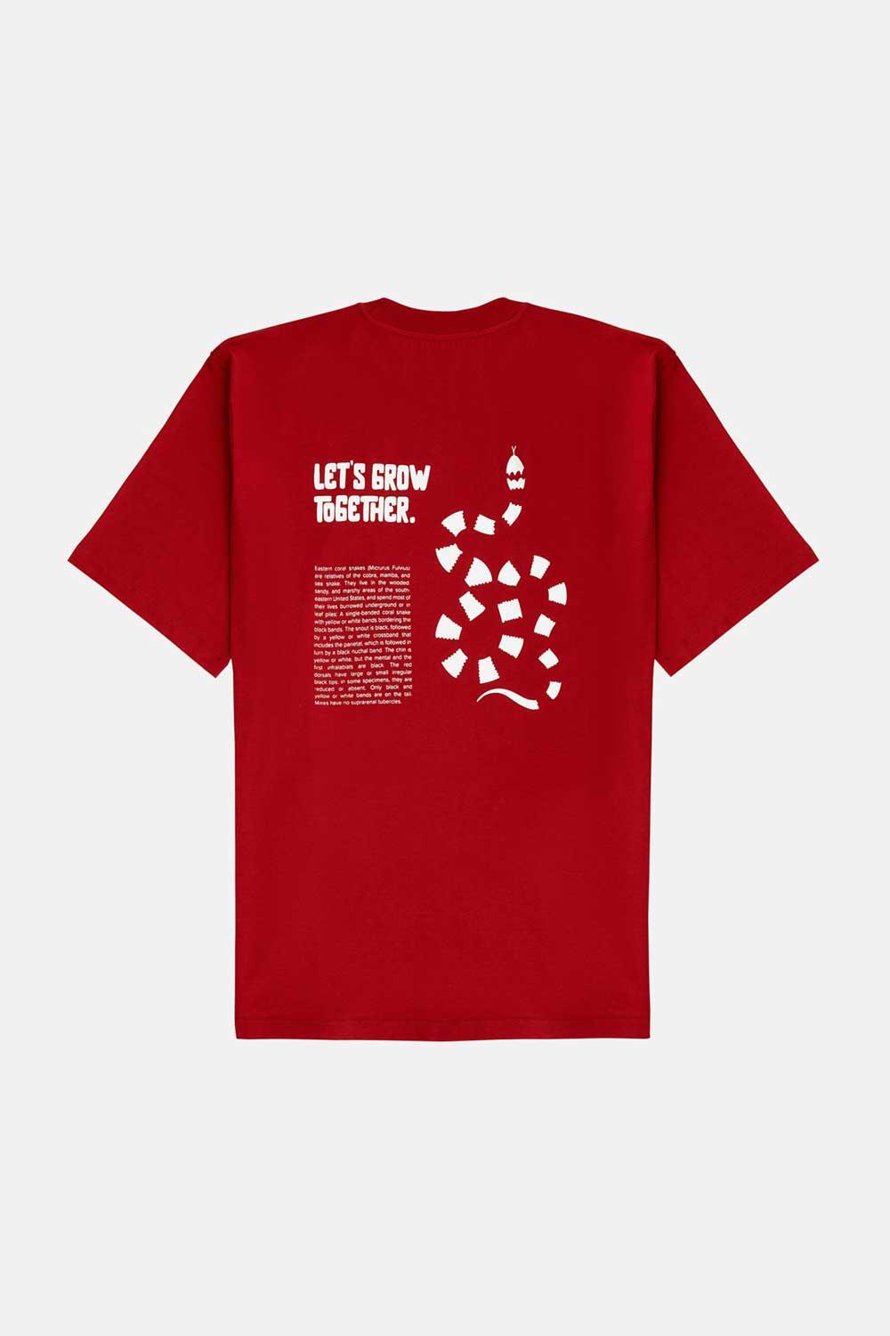 WWF Market-Grow Oversize T-Shirt - Koyu Oranj-T-Shirts-3-milagron.live