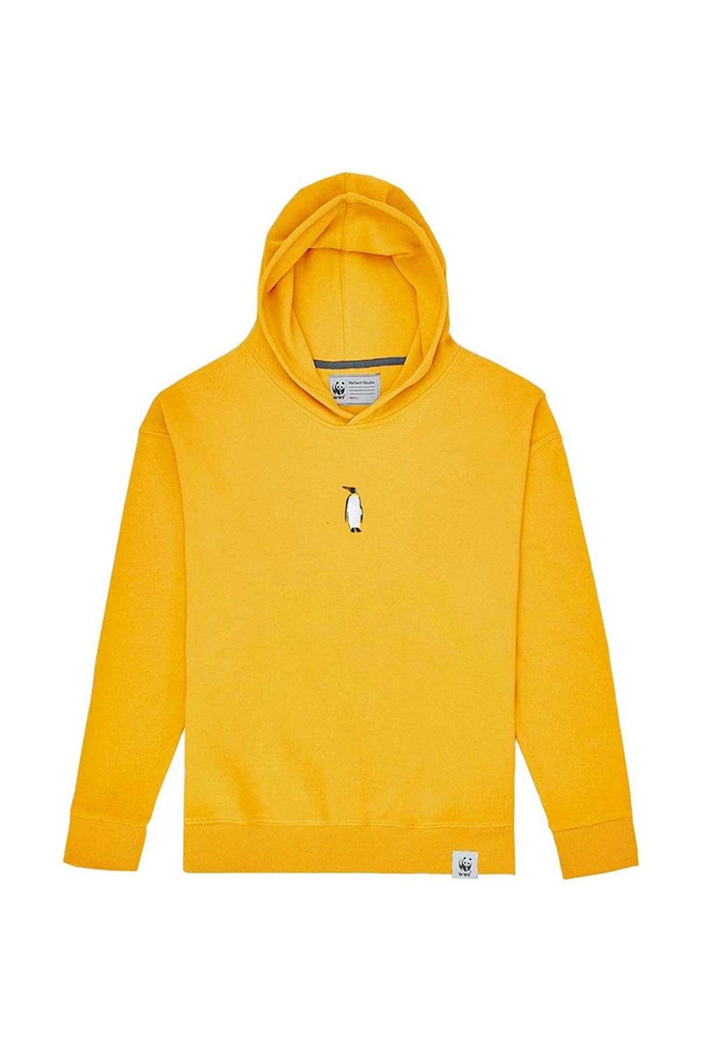 WWF Market-İmparator Penguen Hoodie - Sarı-Sweatshirts & Hoodies-1-milagron.live