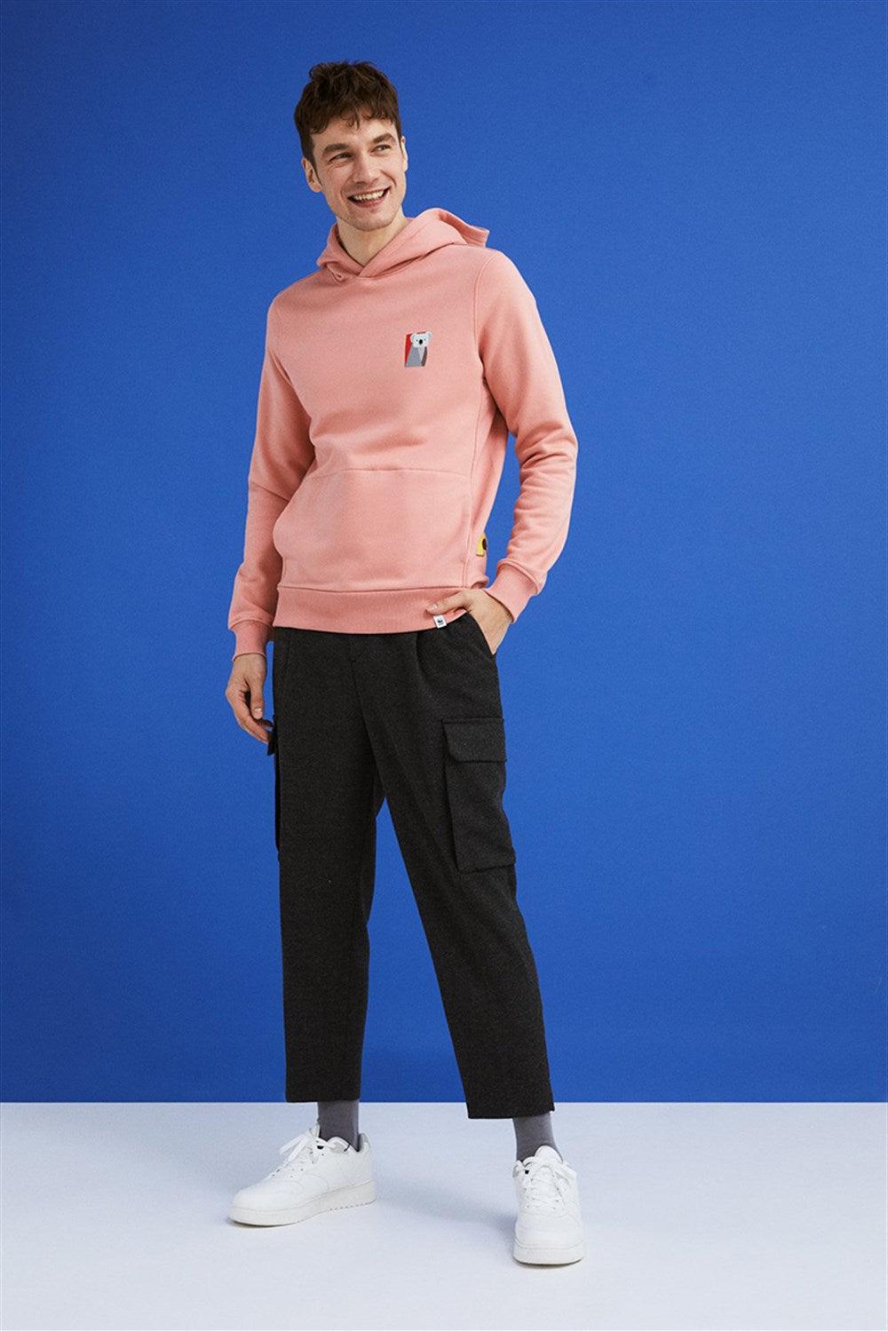 WWF Market-Koala Kanguru Hoodie - Pembe-Sweatshirts & Hoodies-3-milagron.live