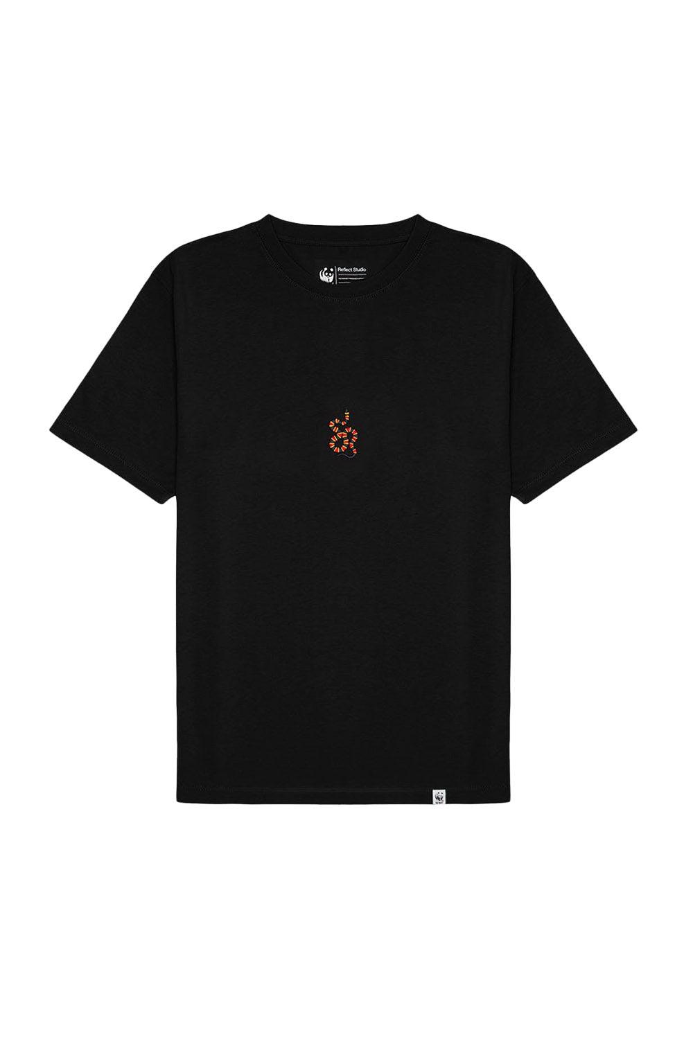 WWF Market-Mercan Yılanı T-shirt - Siyah-T-Shirts-1-milagron.live