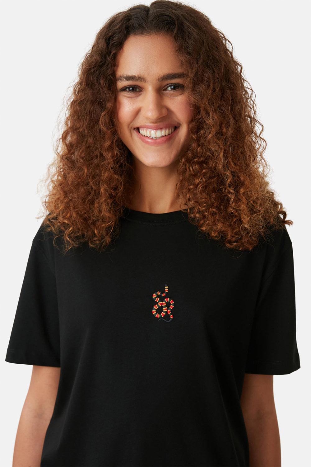 WWF Market-Mercan Yılanı T-shirt - Siyah-T-Shirts-2-milagron.live