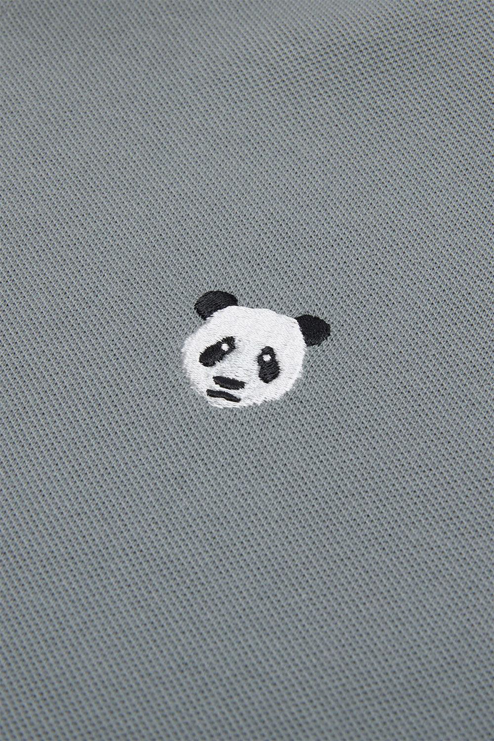 WWF Market-Panda Polo Yaka T-shirt - Gri-T-Shirts-6-milagron.live