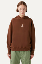 WWF Market-Yaban Tavşanı Hoodie - Kahverengi-Sweatshirts & Hoodies-4-milagron.live