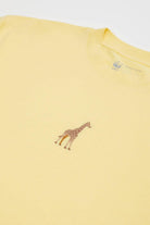 WWF Market-Zürafa Oversize T-shirt - Açık Sarı-T-Shirts-2-milagron.live