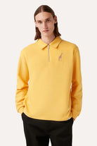 WWF Market-Zürafa Polo Yaka Sweatshirt - Sarı-Sweatshirts & Hoodies-3-milagron.live