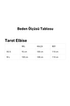 Wayt-Tarot Desenli Sarı File Plaj Elbisesi-Elbise-6-milagron.live