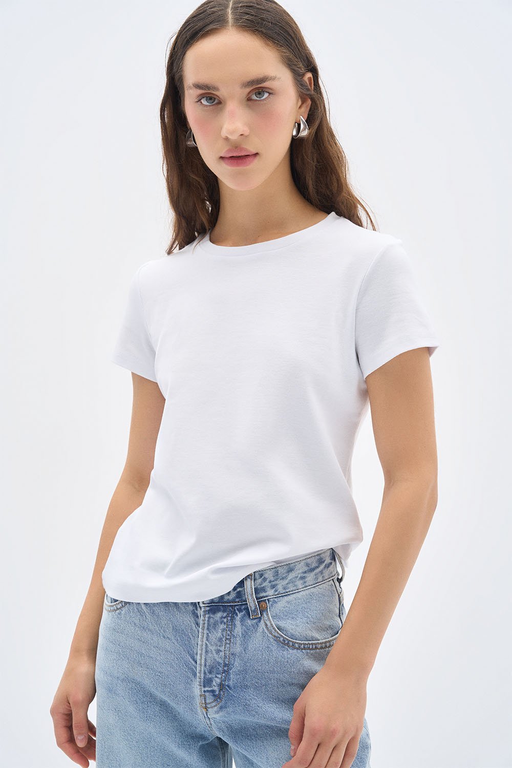 Wear Three Points-White Ribana T-shirt-T-Shirts-2-milagron.live