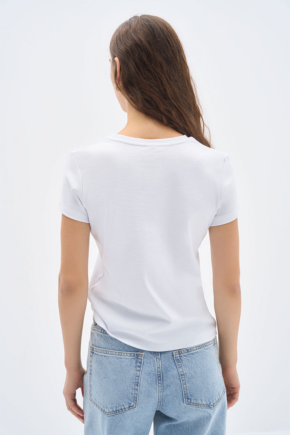 Wear Three Points-White Ribana T-shirt-T-Shirts-4-milagron.live
