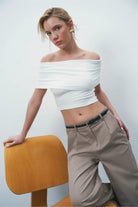 Wear Three Points-Whi̇te Swan Top-Top-2-milagron.live