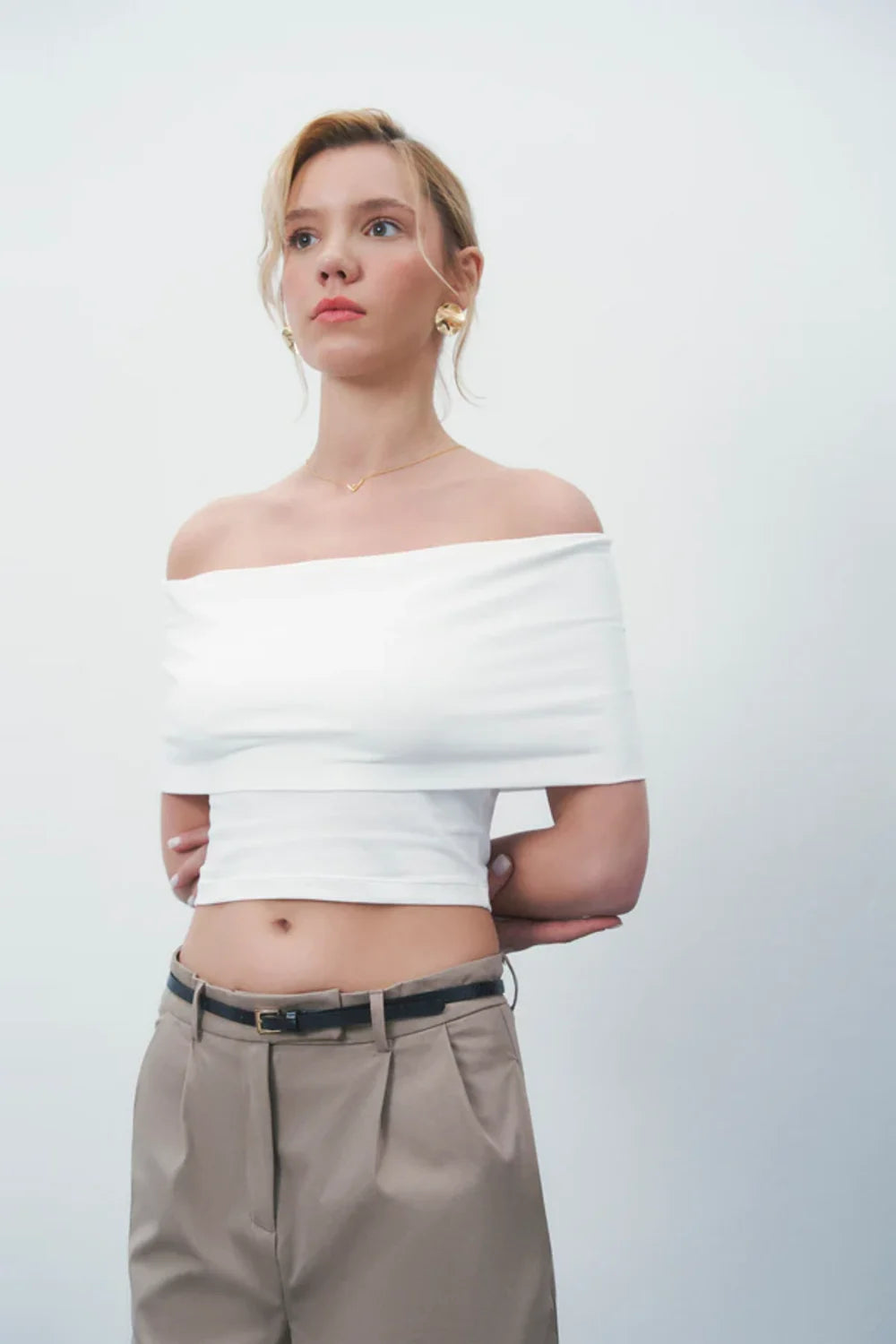 Wear Three Points-Whi̇te Swan Top-Top-4-milagron.live