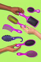 Wet Brush Detangling Comb Dolaşık Açıcı Tarak Mor