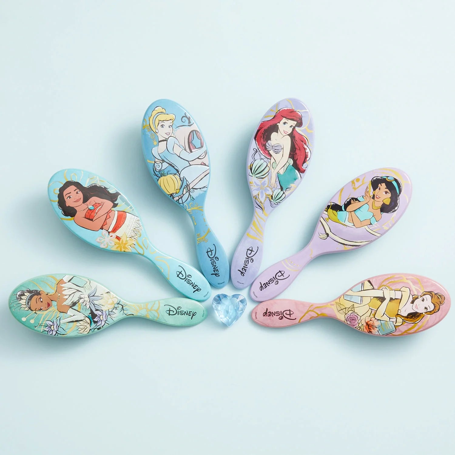 Wet Brush Disney Elegant Princess Dolaşık Açıcı Saç Fırçası Bell