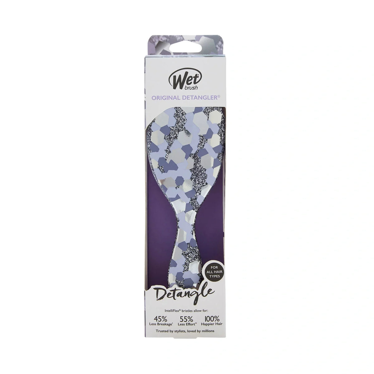 Wet Brush Groovy Disco Dolaşık Açıcı Saç Fırçası Mor