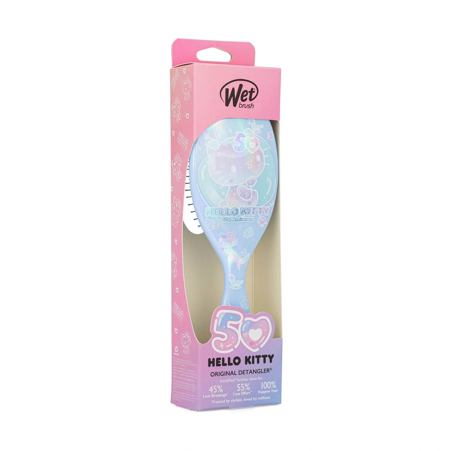 Wet Brush Hello Kitty Dolaşık Açıcı Saç Fırçası Mavi