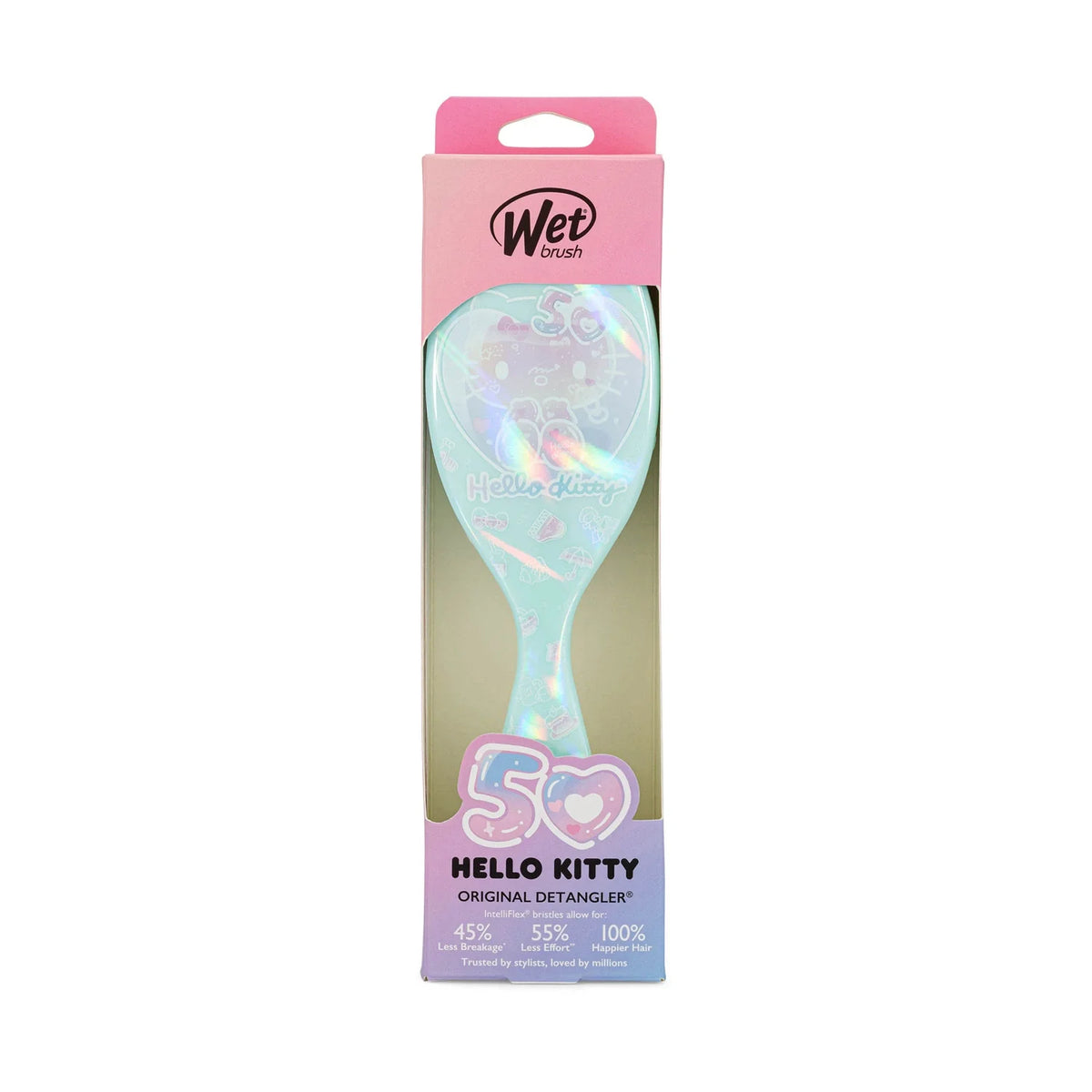 Wet Brush Hello Kitty Dolaşık Açıcı Saç Fırçası Yeşil