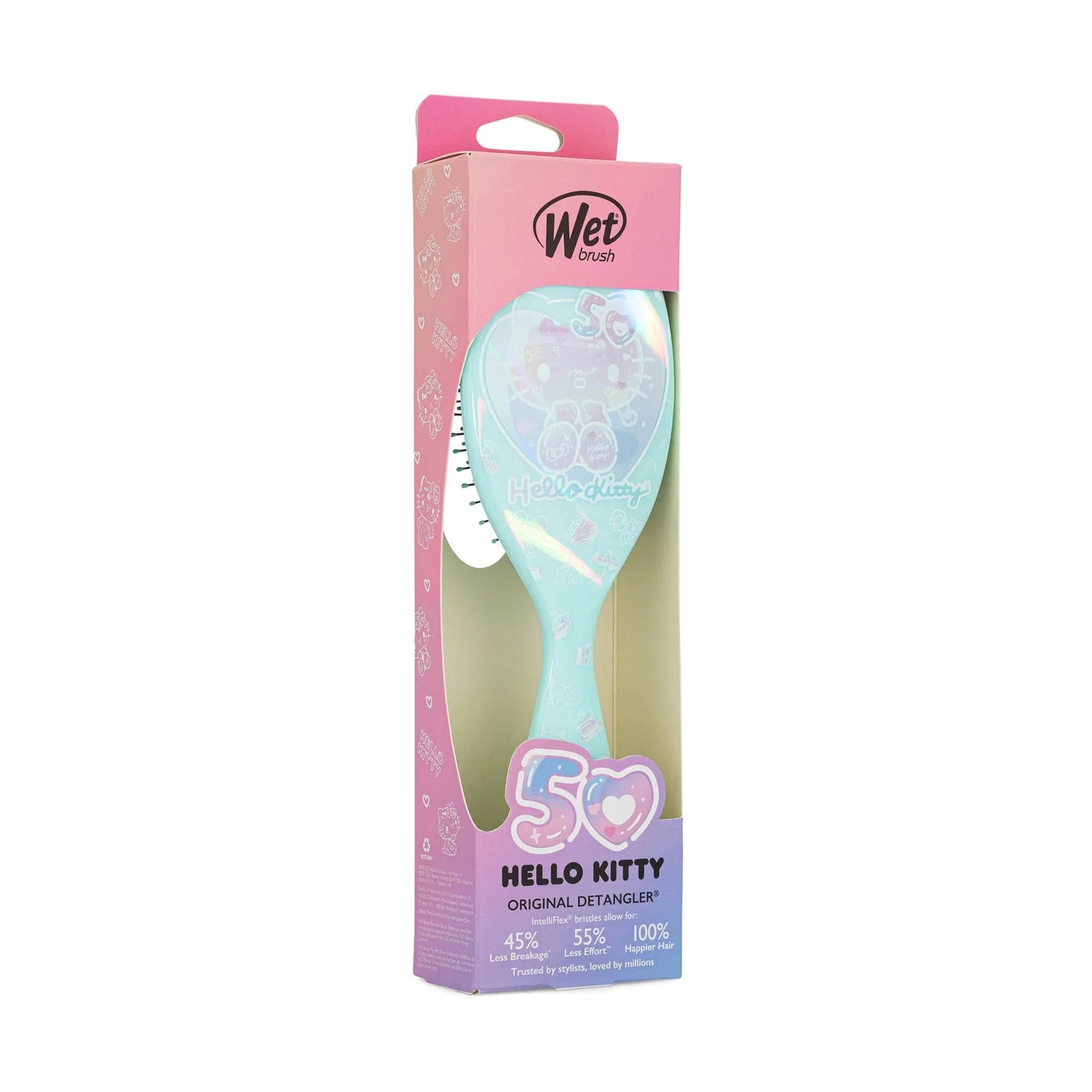 Wet Brush Hello Kitty Dolaşık Açıcı Saç Fırçası Yeşil