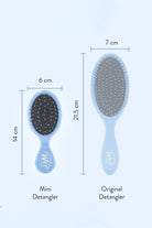 Wet Brush Mini Detangler Dolaşık Açıcı Saç Fırçası - Açık Mavi