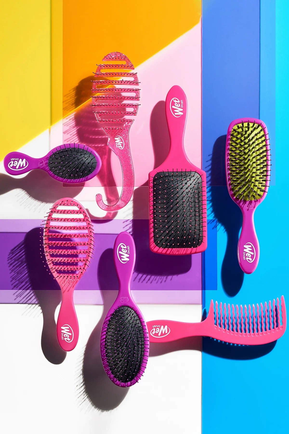 Wet Brush Original Detangler Dolaşık Açıcı Saç Fırçası Pembe