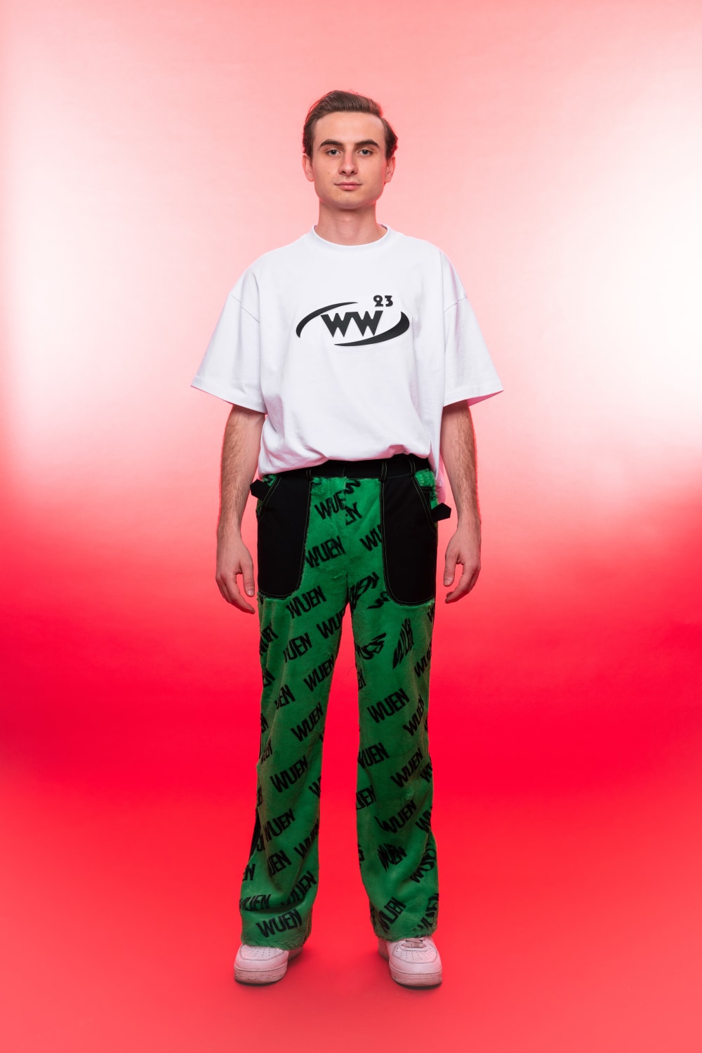 Wuen İstanbul-Green Fur Pant-Eşofman-1-milagron.live