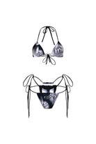 Wuen İstanbul-Wuen Black Silver Bikini Set-Bikini & Mayo-1-milagron.live