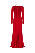 Yelda Alatekin-Bellatrix Red Maxi Dress-Elbise-5-milagron.live