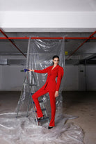 Yelda Alatekin-Capella Red Pants-Pantolon-1-milagron.live