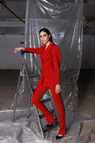 Yelda Alatekin-Capella Red Pants-Pantolon-2-milagron.live