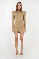 Zhiva-Alyssa Dress In Tortilla-Elbise-3-milagron.live