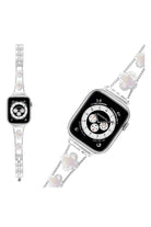 Apple Watch Uyumlu Clovella Metal Kordon Perlina