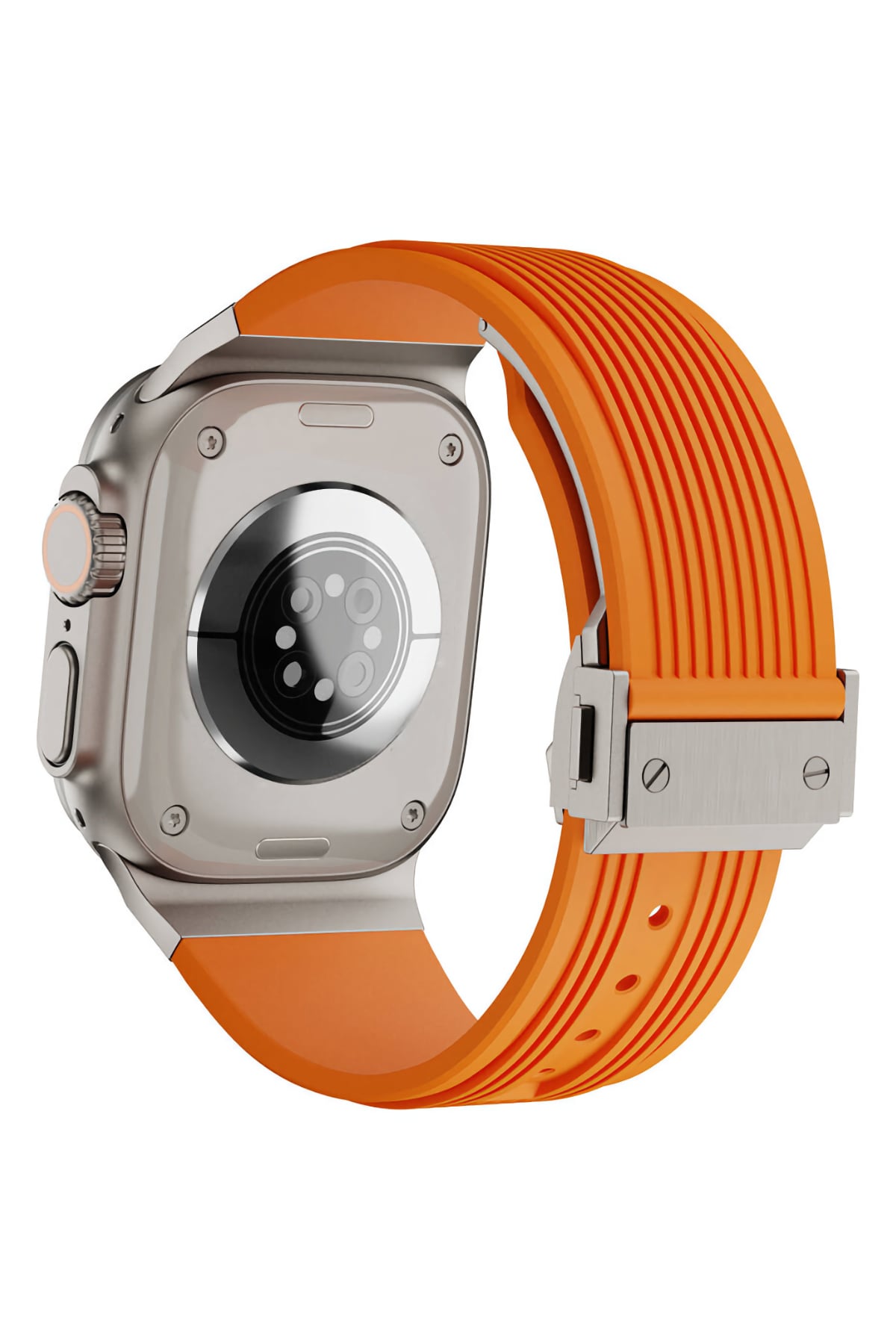 Apple Watch Uyumlu Streamlined Silikon Kordon Burnt