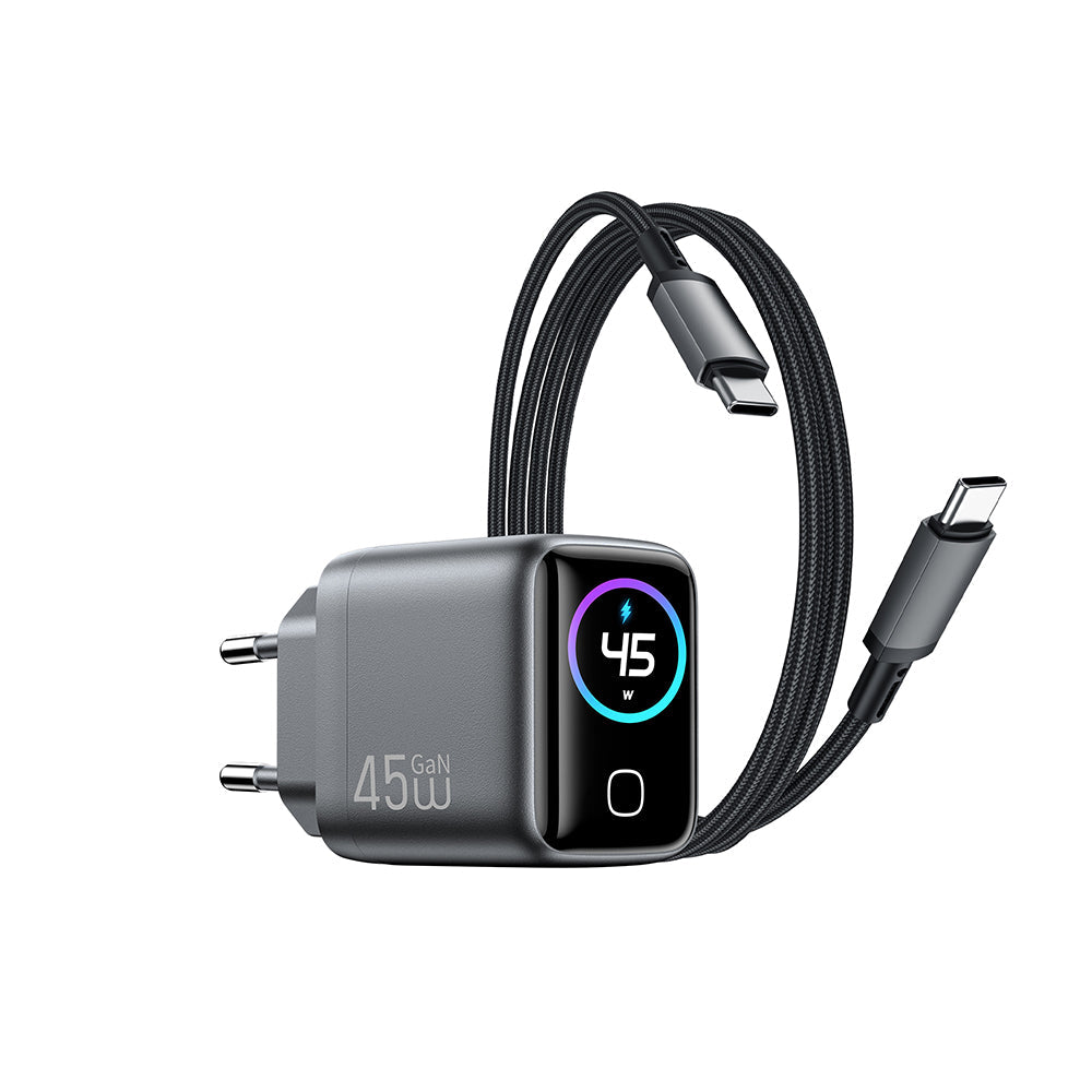 Chg500 Voyager 45W Gan Tft Ekranlı Pd Hızlı Şarj Başlığı